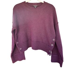 TOPSHOP Deep Purple Burgundy Knitwear Sweater